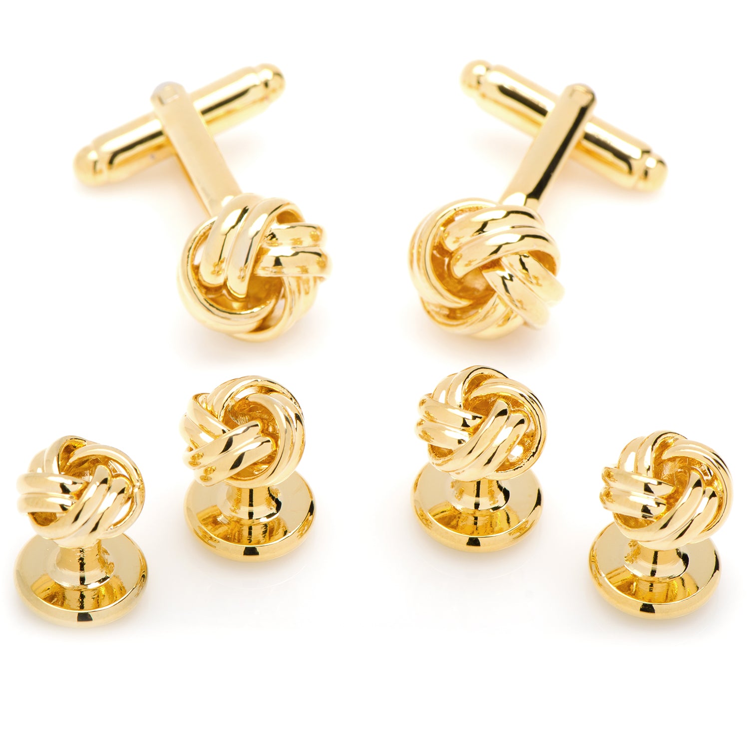 Gold Knot Stud Set Image 1