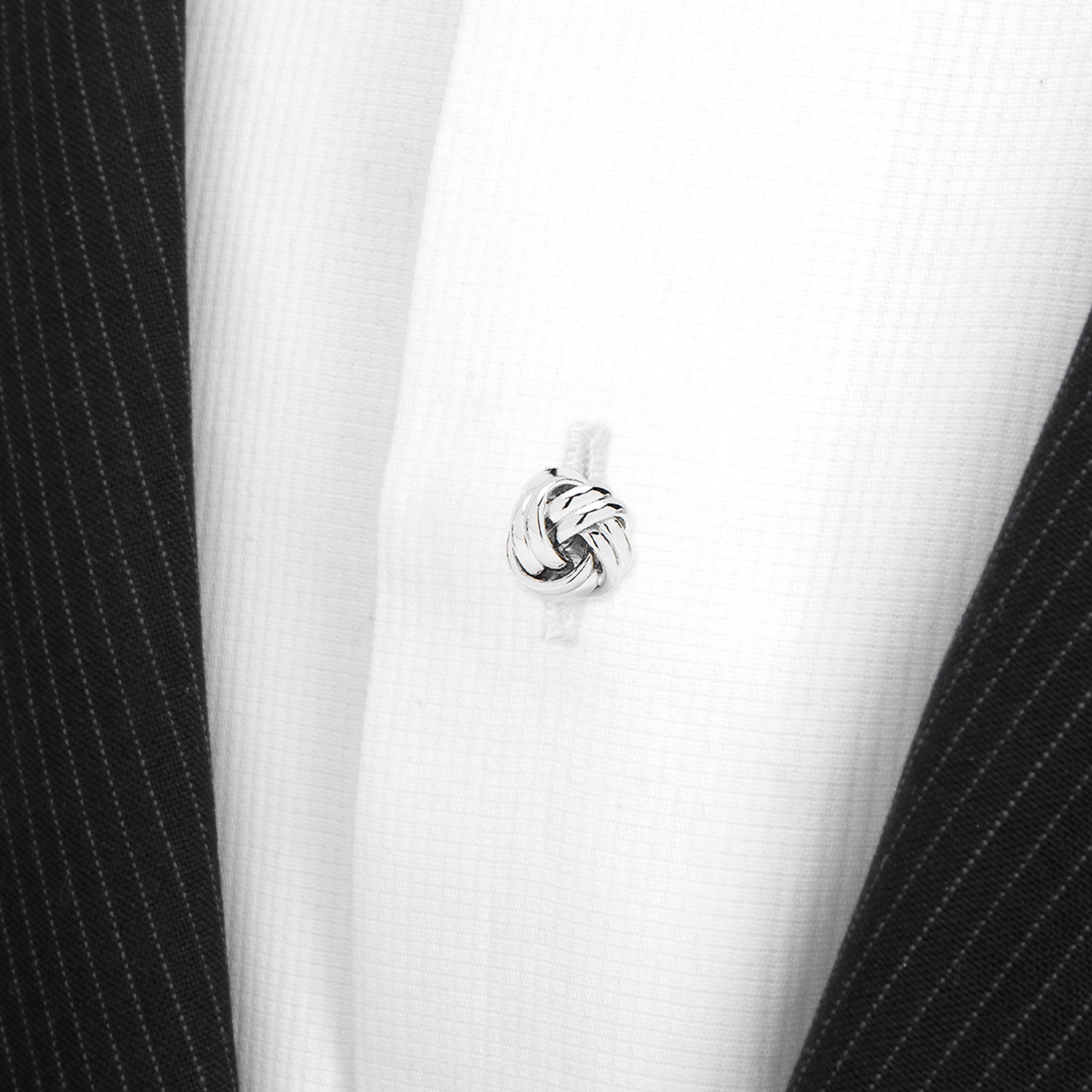 Silver Knot Studs Only Image 4