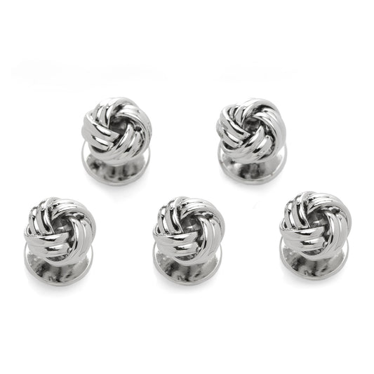 Silver Knot Studs Only Image 1