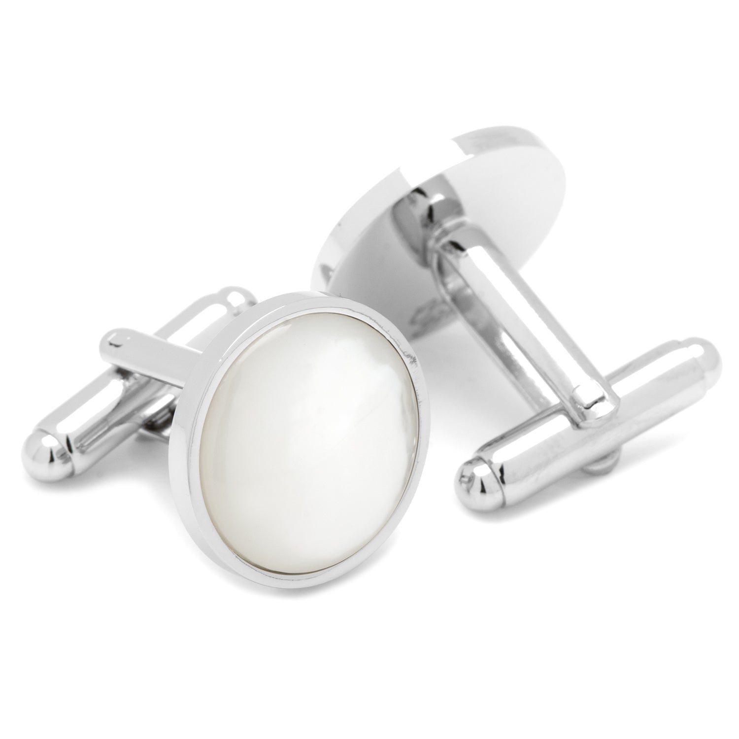 Silver and Mother of Pearl 5-Stud Set Image 5