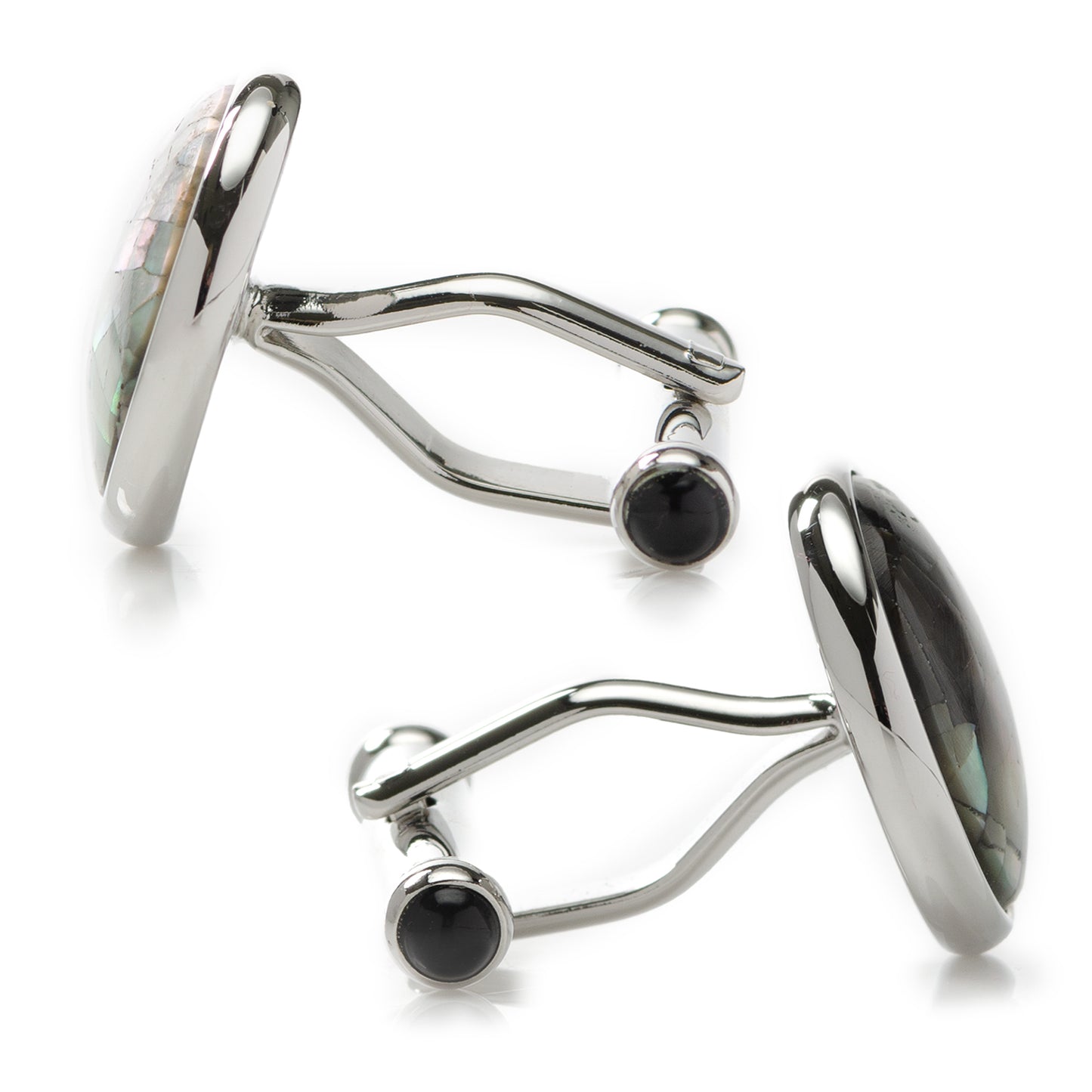 Mosaic Smoke Mother of Pearl Cufflinks Image 4