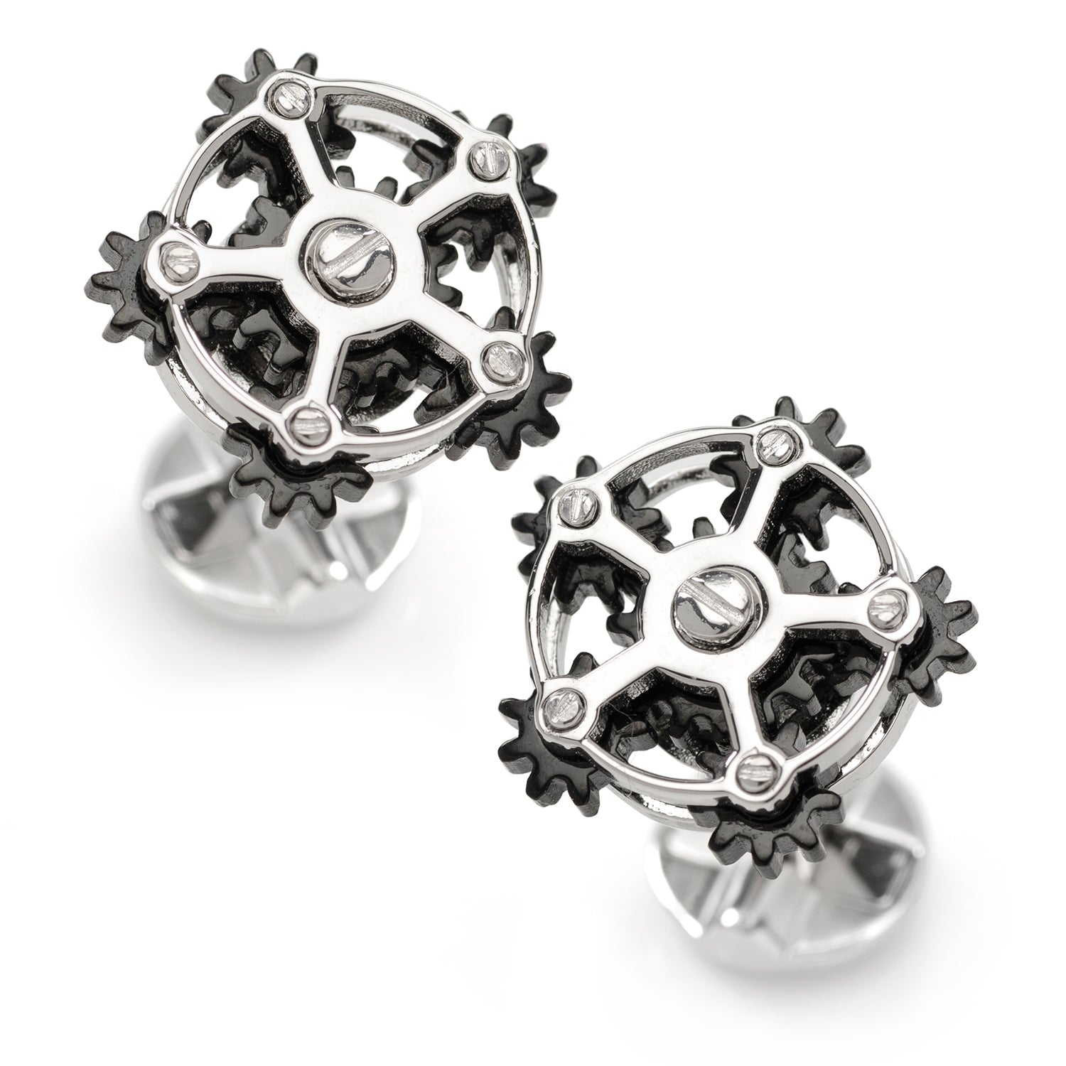 Rotating Gear Cufflinks Image 3