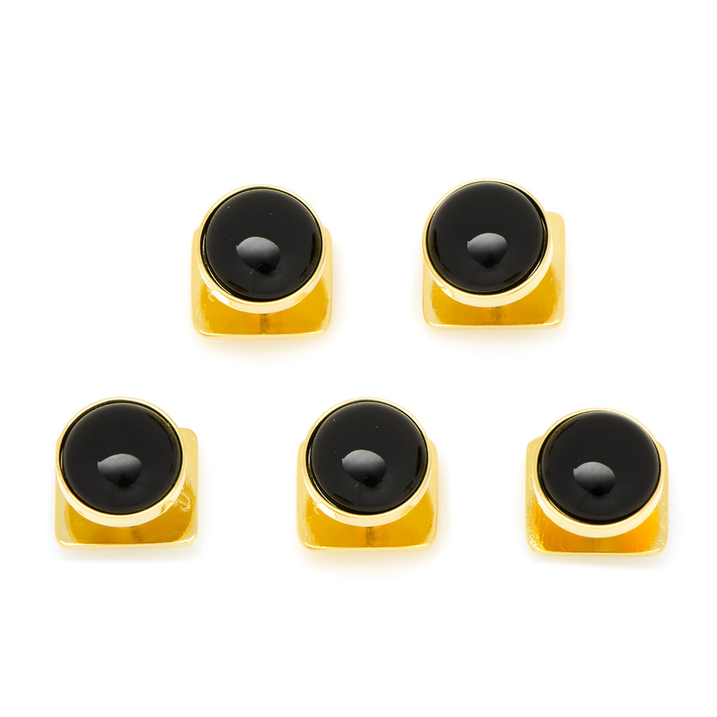 Gold and Onyx 5-Stud Set Image 8