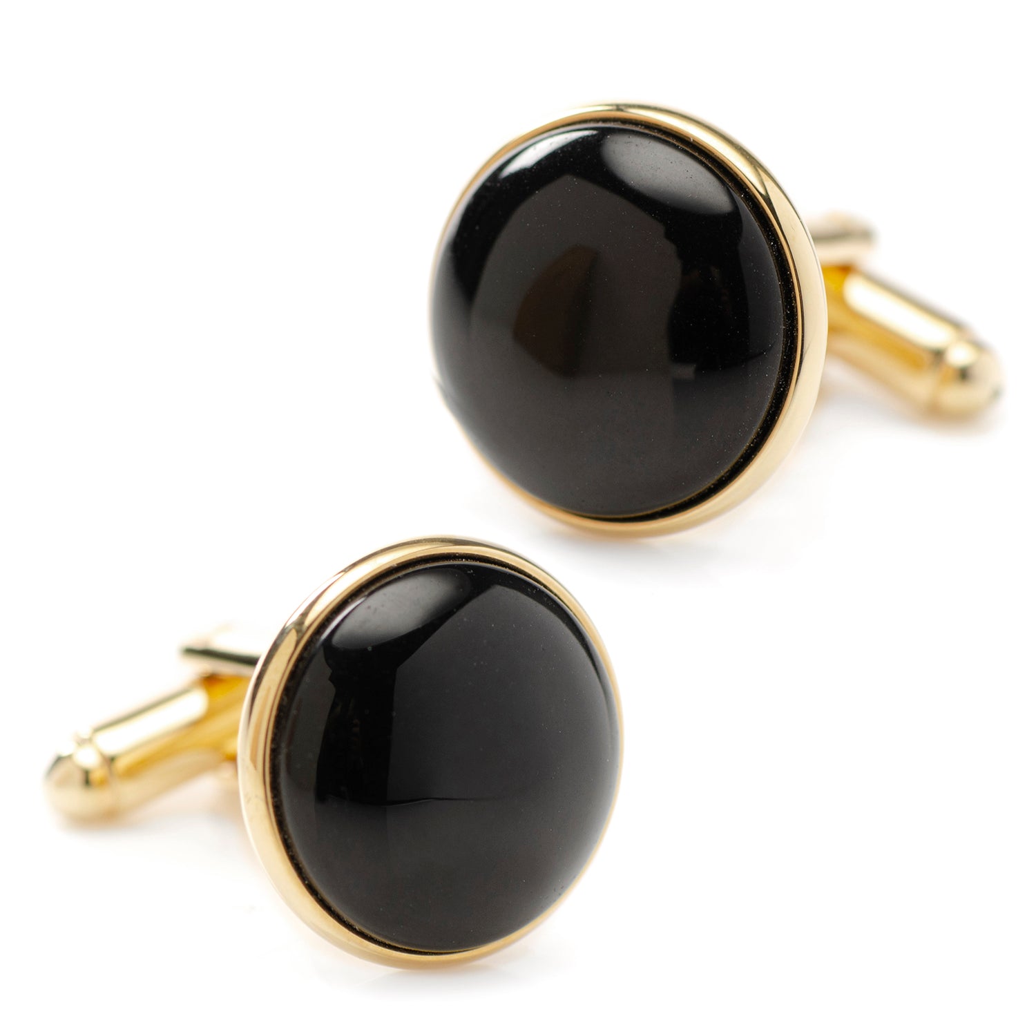 Gold and Onyx Stud Set Image 4