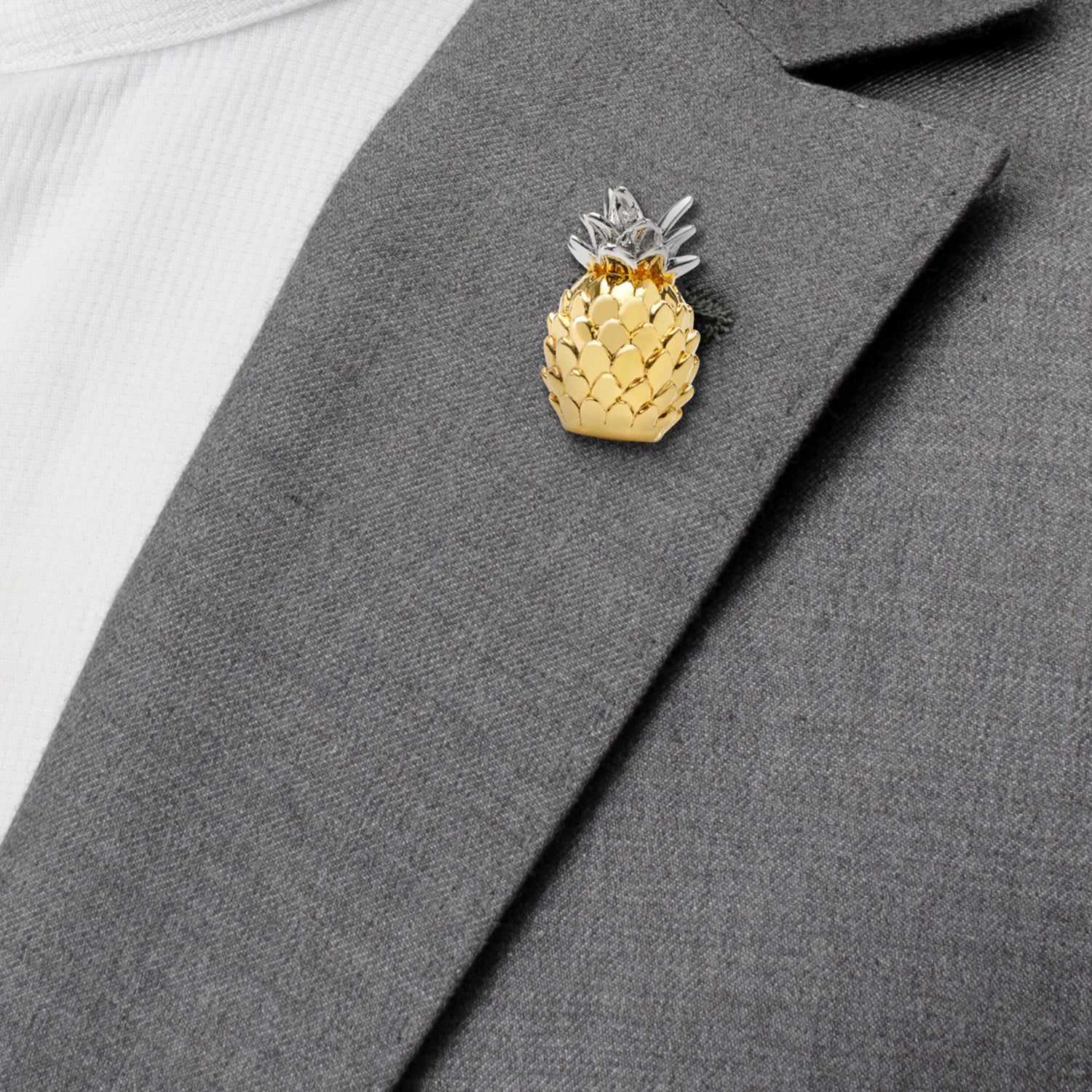 3D Pineapple Lapel Pin Image 5