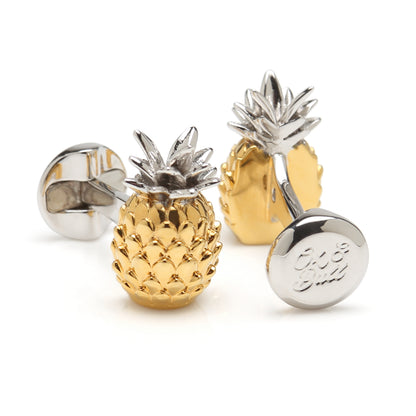 Pineapple 3D Cufflinks Image 2