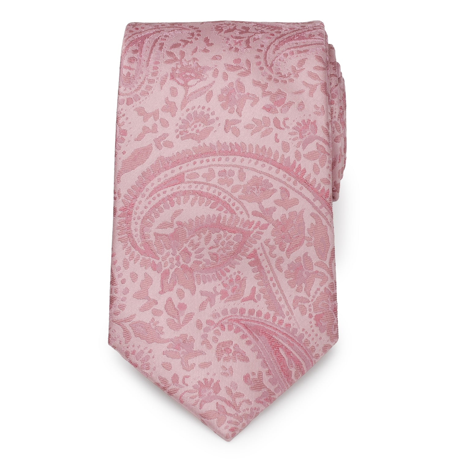 Blush Paisley Men's Tie Image 3
