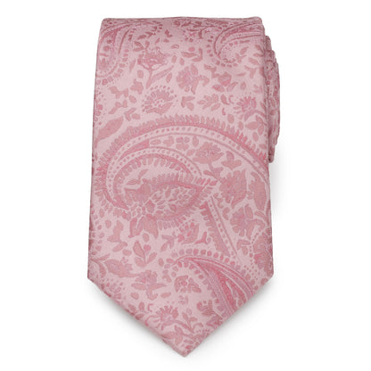 Blush Paisley Men's Tie Image 3