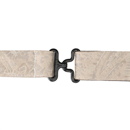 Tan Paisley Men's Bow Tie Image 4