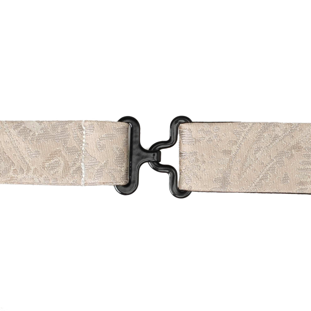 Tan Paisley Men's Bow Tie Image 4