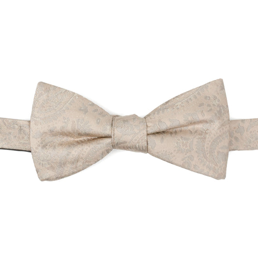Tan Paisley Men's Bow Tie Image 1