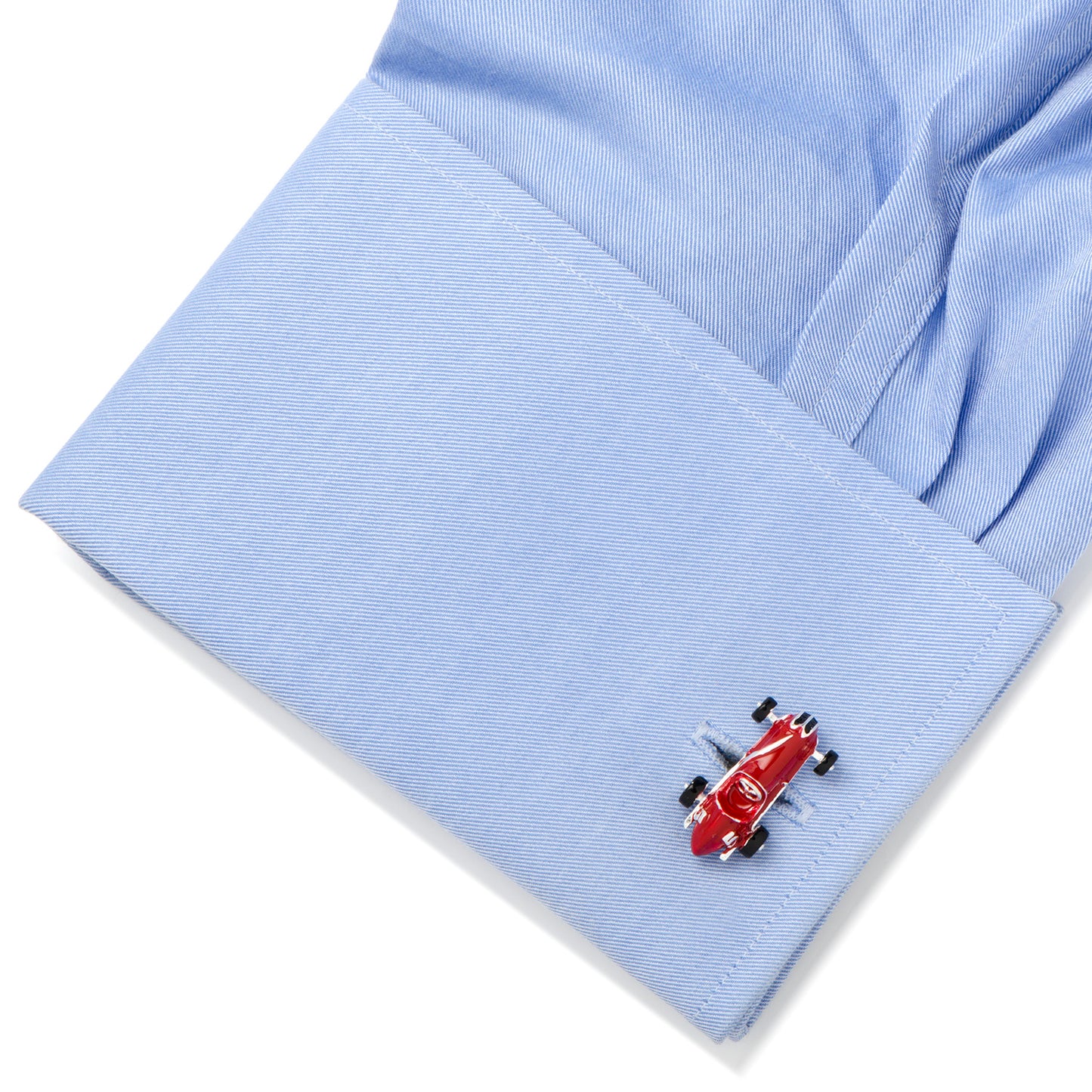 3D Vintage Race Car Cufflinks Image 3