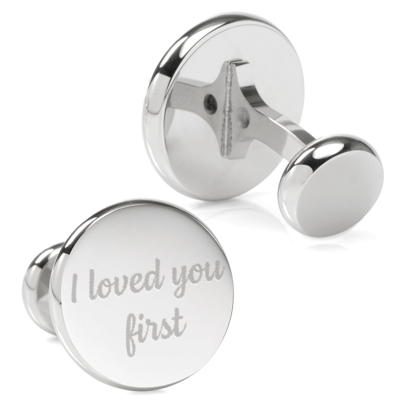 I Loved You First Custom Photo Cufflinks Image 2