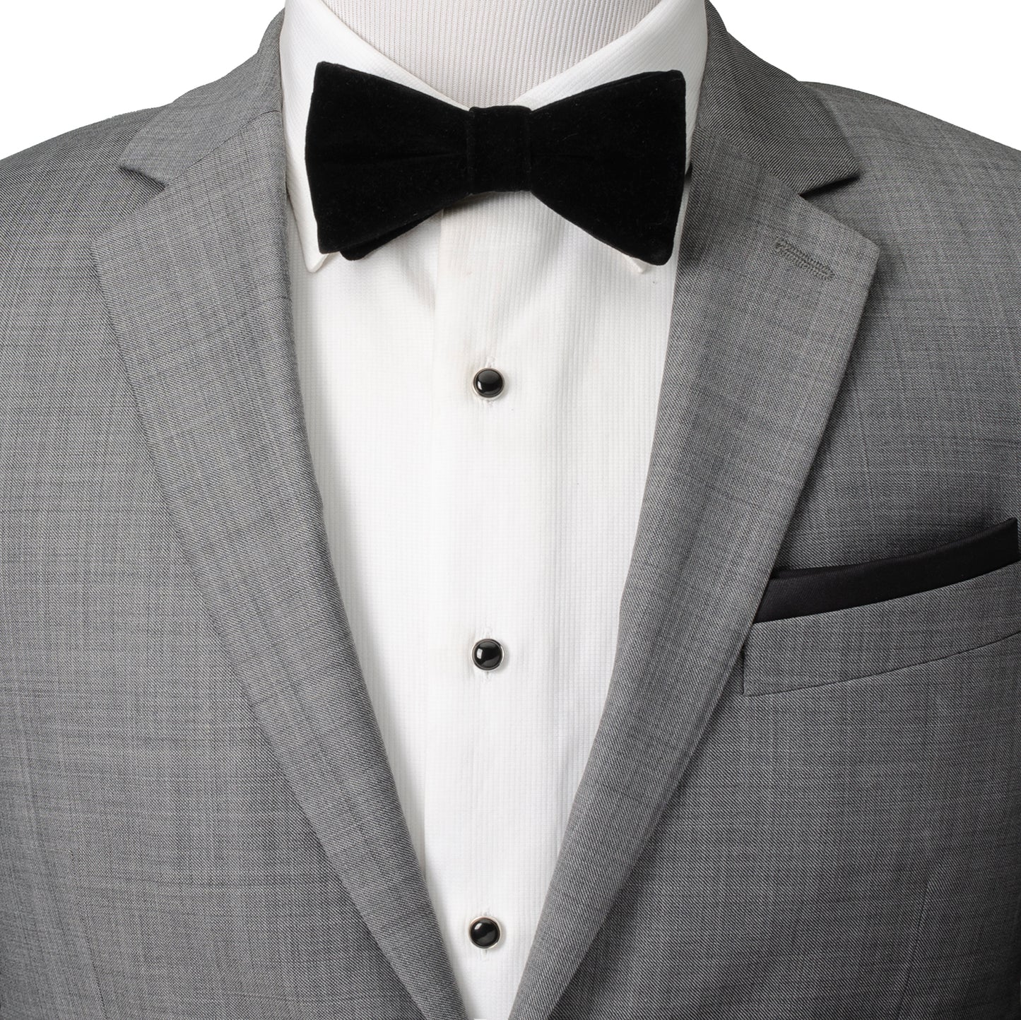 Mixed Pave Crystal and Onyx Stud Set Image 2