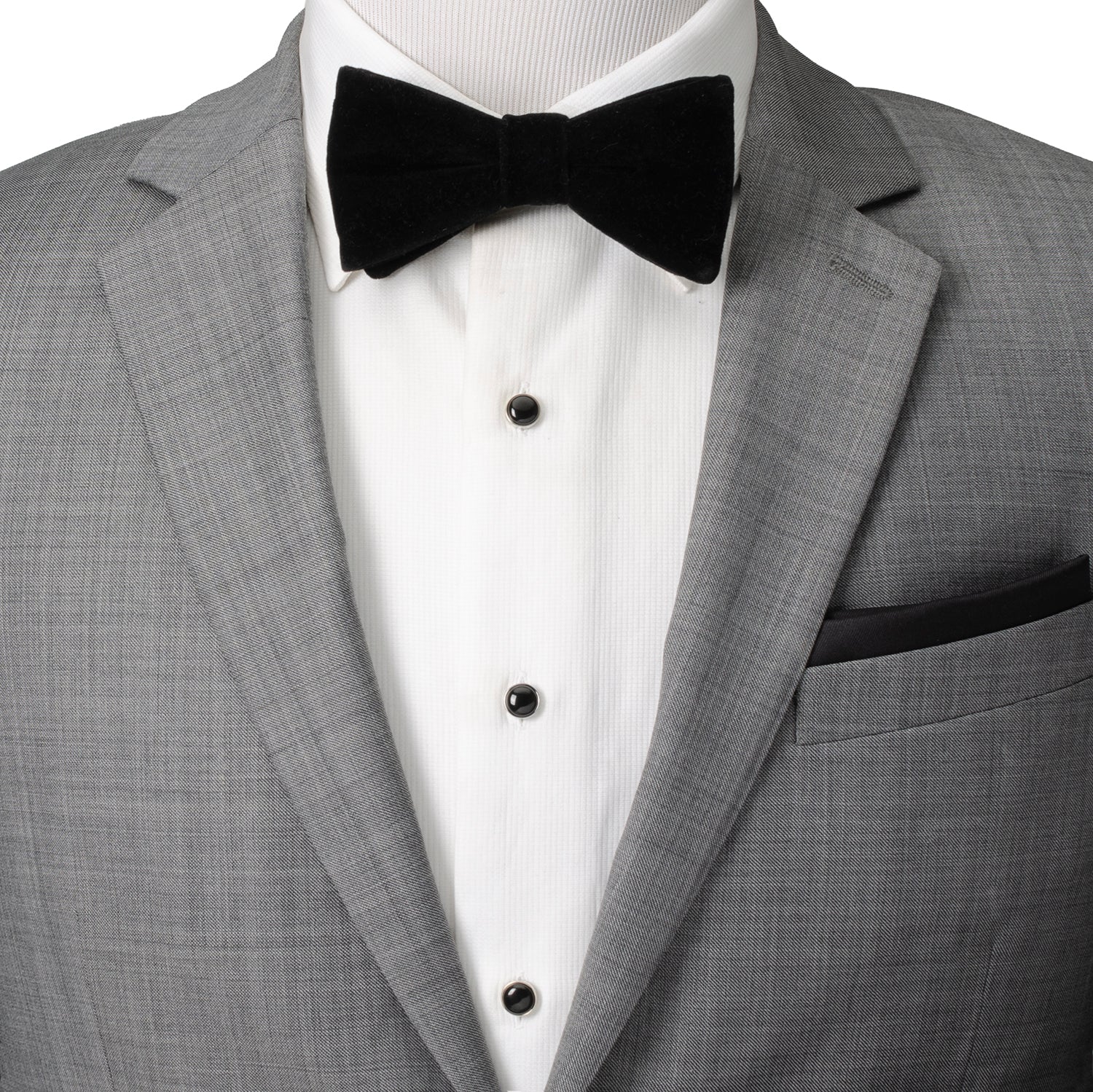 Mixed Pave Crystal and Onyx Stud Set Image 2