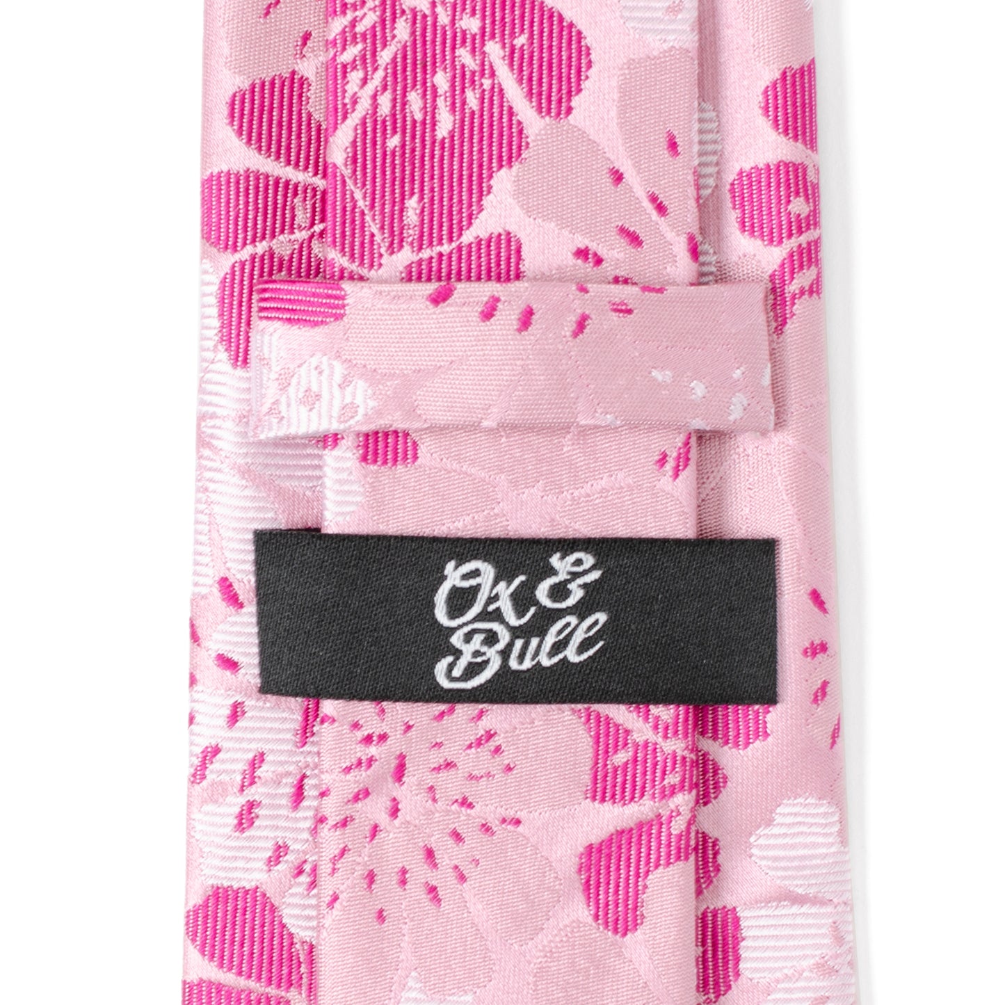 Pink Floral Men's Tie Image 5