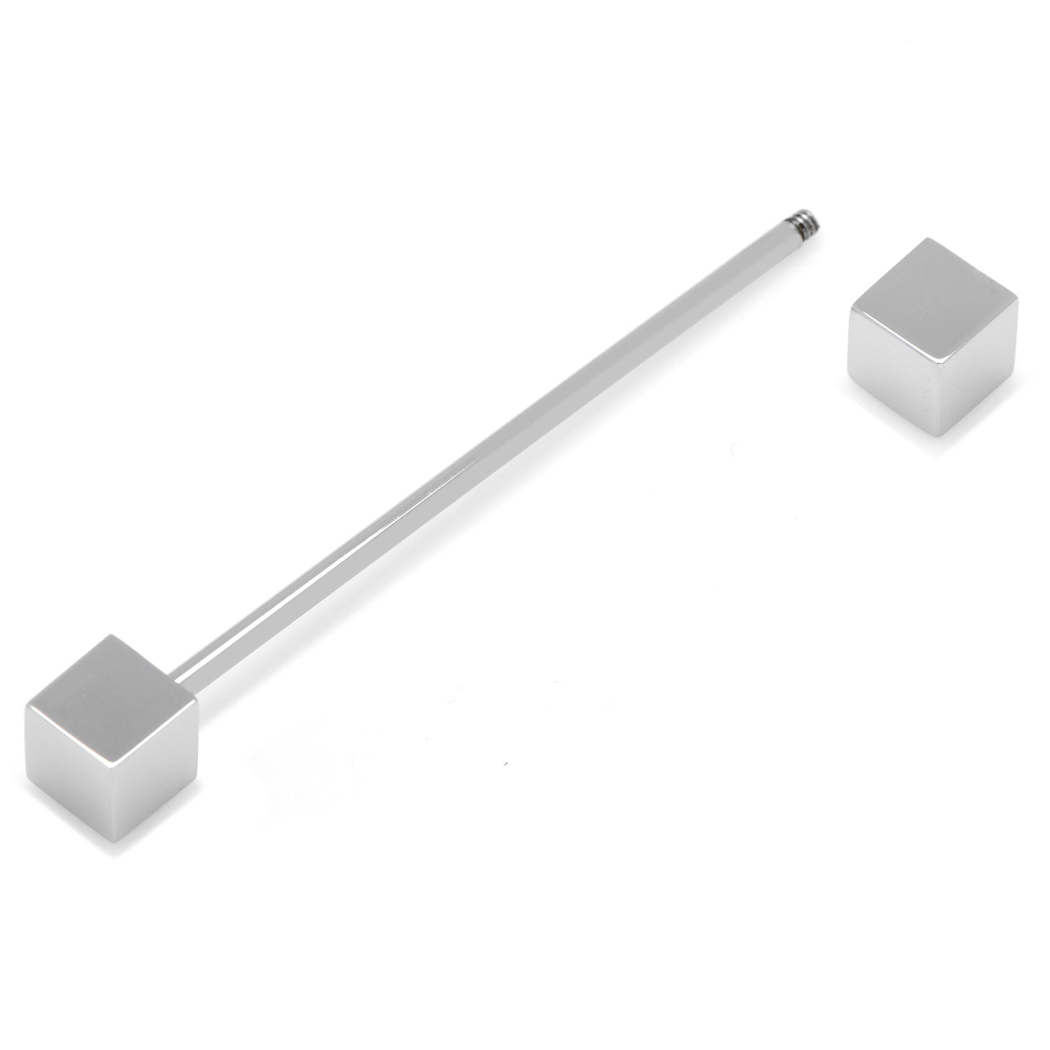 Stainless Steel Square Eyelet Collar Bar Image 2