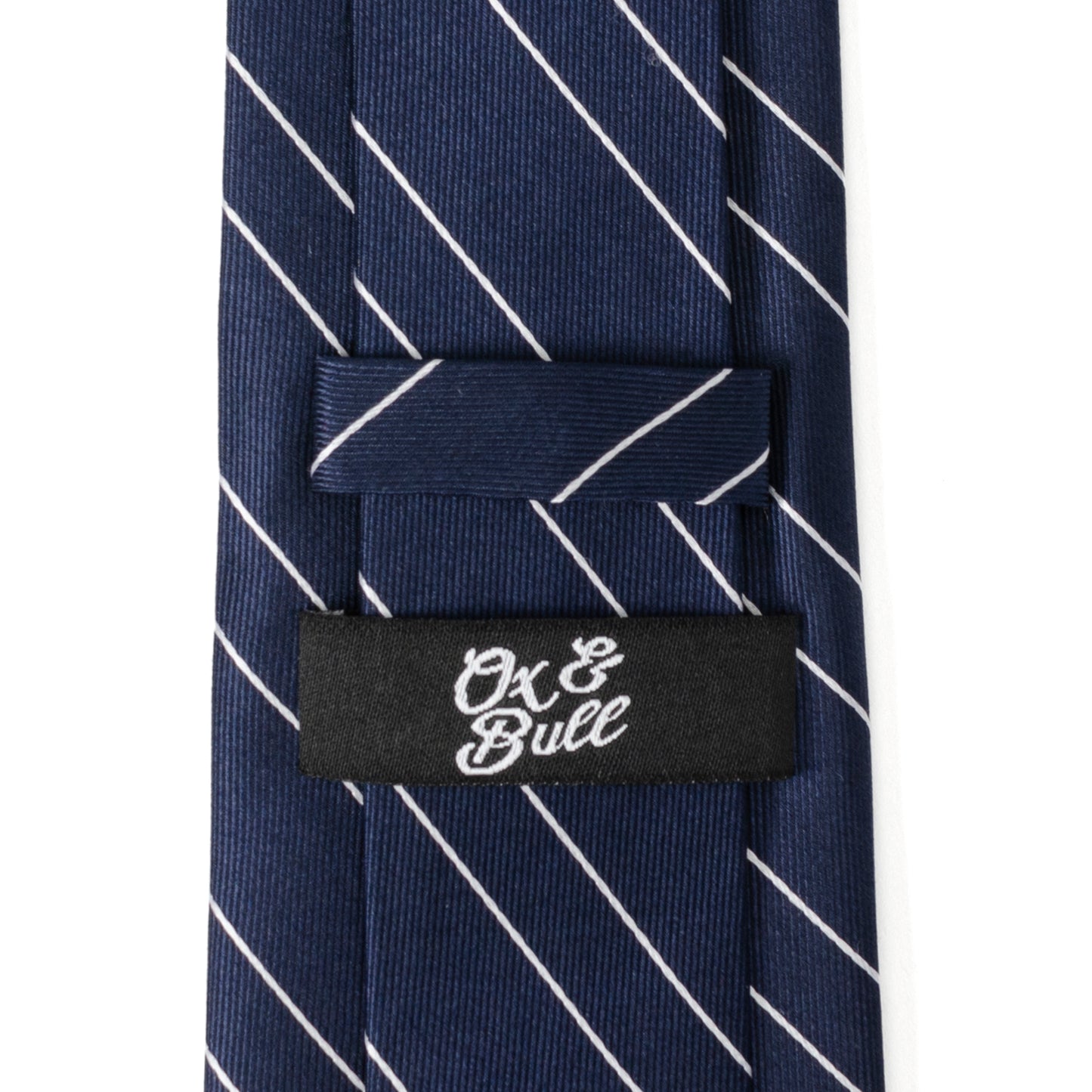 Classic Navy Stripe Men's Tie Image 5