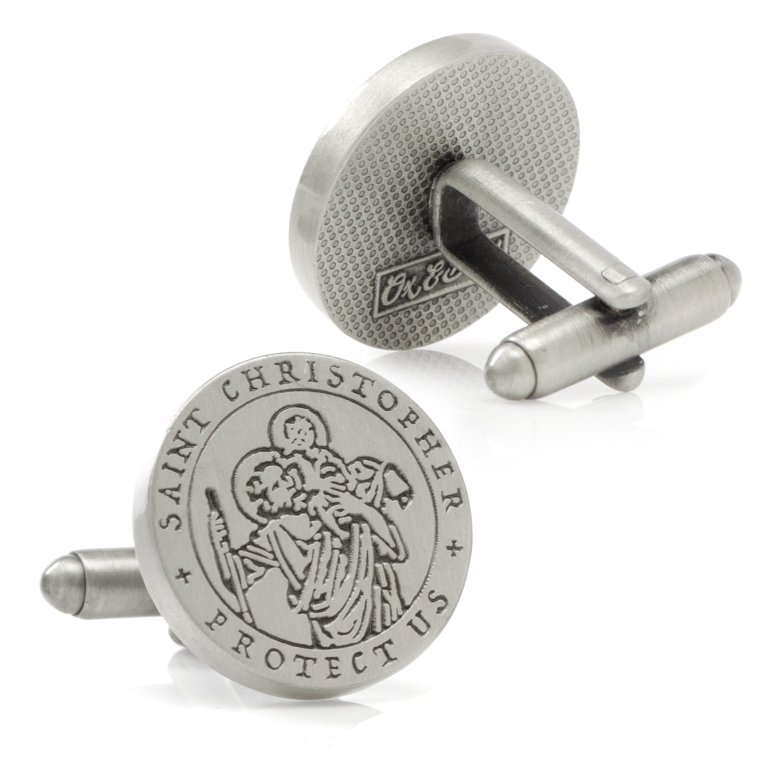 St. Christopher Amulet Cufflinks Image 2