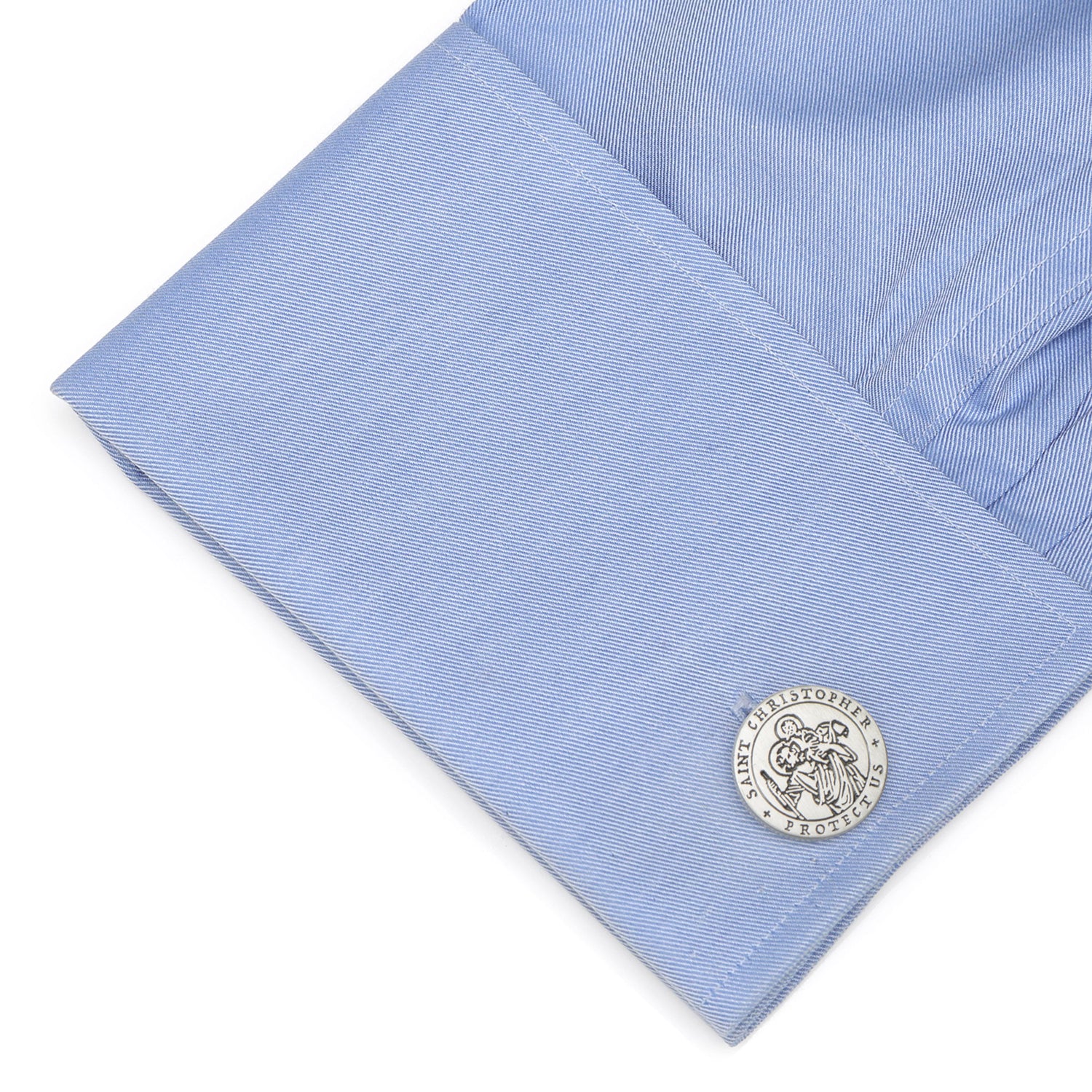 St. Christopher Amulet Cufflinks Image 3