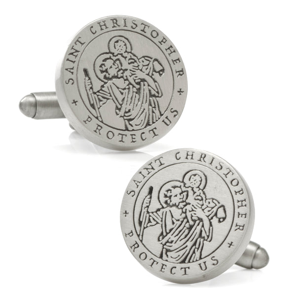 St. Christopher Amulet Cufflinks Image 1
