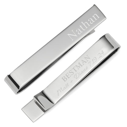 Wedding Party Engravable Tie Bar Image 5