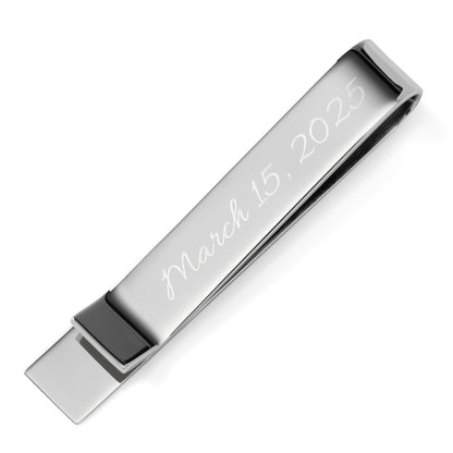 Wedding Title Engravable Tie Bar Image 4