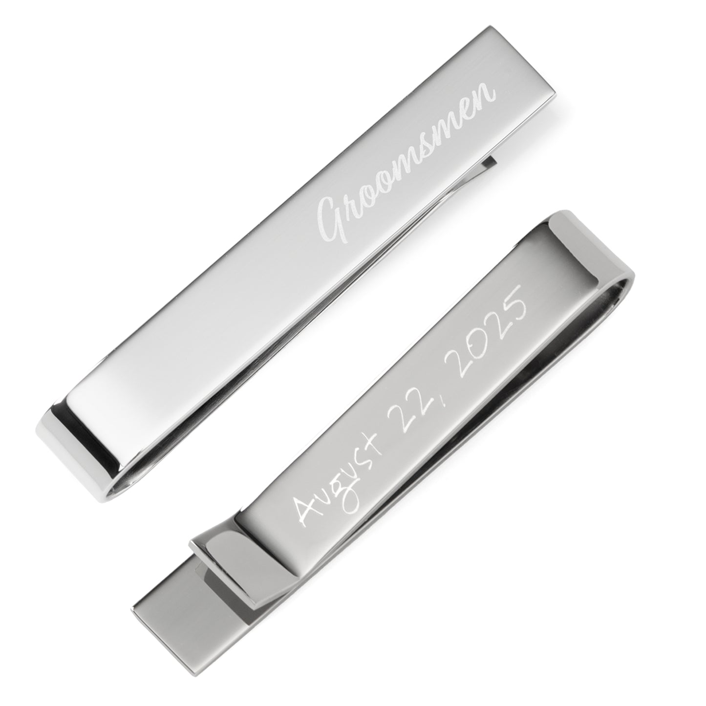 Wedding Title Engravable Tie Bar Image 5