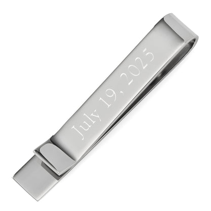 Wedding Title Engravable Tie Bar Image 10