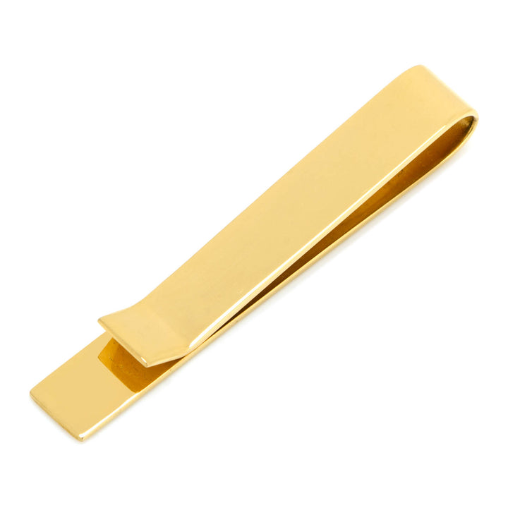 Gold Plated Stainless Steel Engravable Tie Bar Image 3
