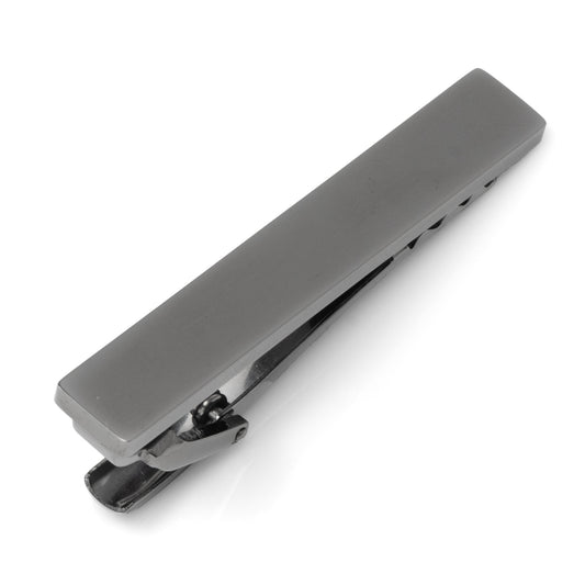 Stainless Steel Gunmetal Engravable Tie Clip Image 1