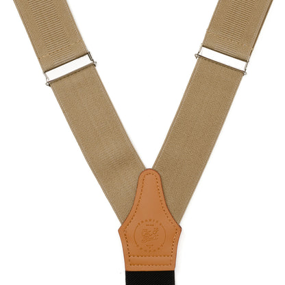 Tan Clip Suspenders Image 7