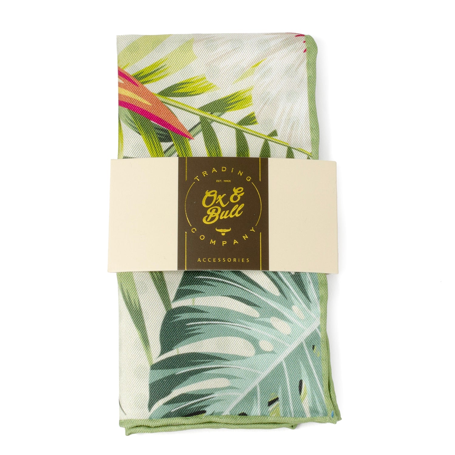 Tropical Leaf Multi Pocket Square Image 5