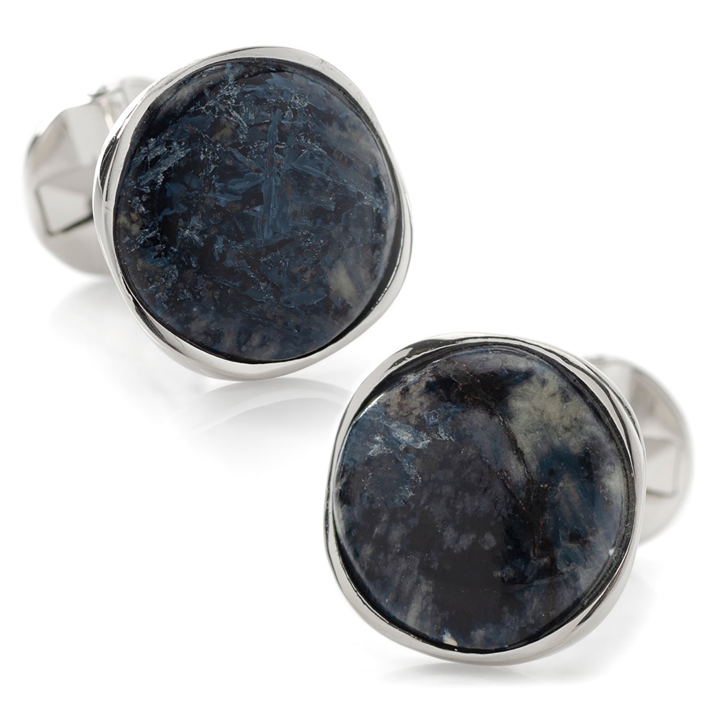 Sterling Silver Classic Formal Pietersite Cufflinks Image 1