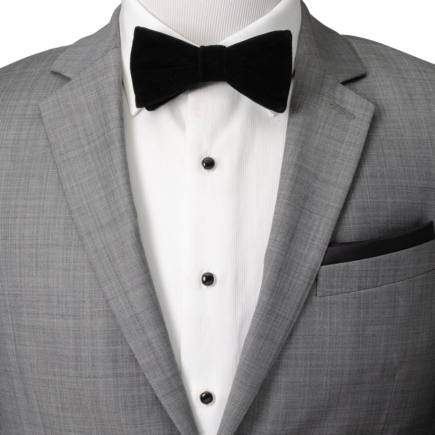 Sterling Silver Ribbed Onyx Studs Image 2