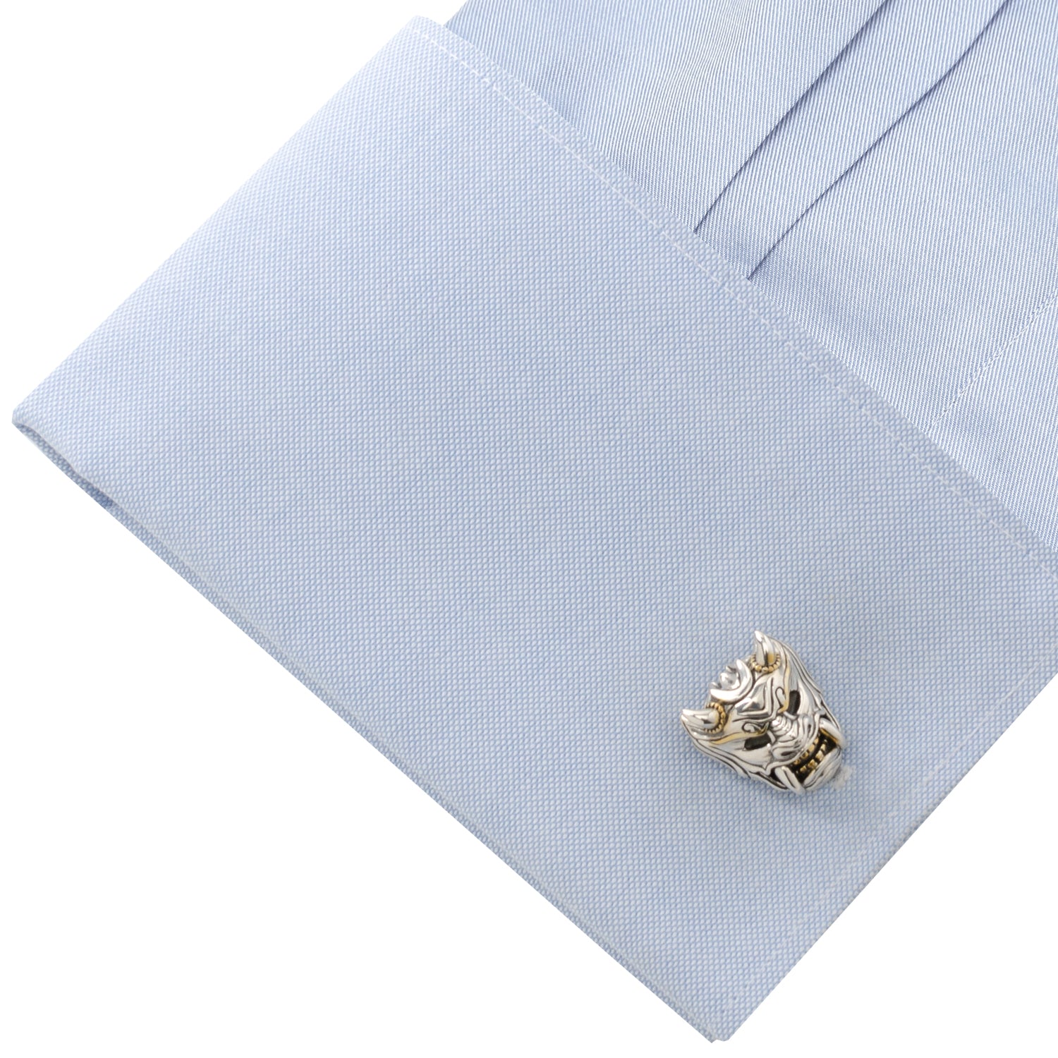 Samurai Mask Cufflinks Image 4