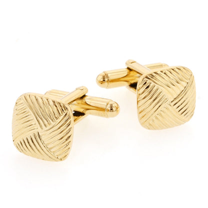 Basketweave Cufflinks