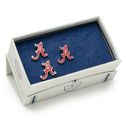 University of Alabama Cufflinks and Lapel Pin Gift Set Image 2