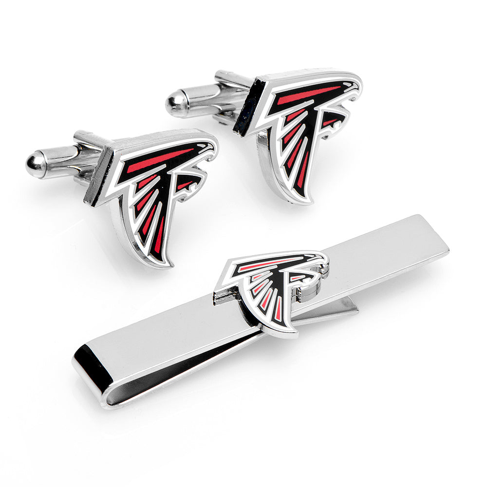 Atlanta Falcons Cufflinks and Tie Bar Gift Set Image 1