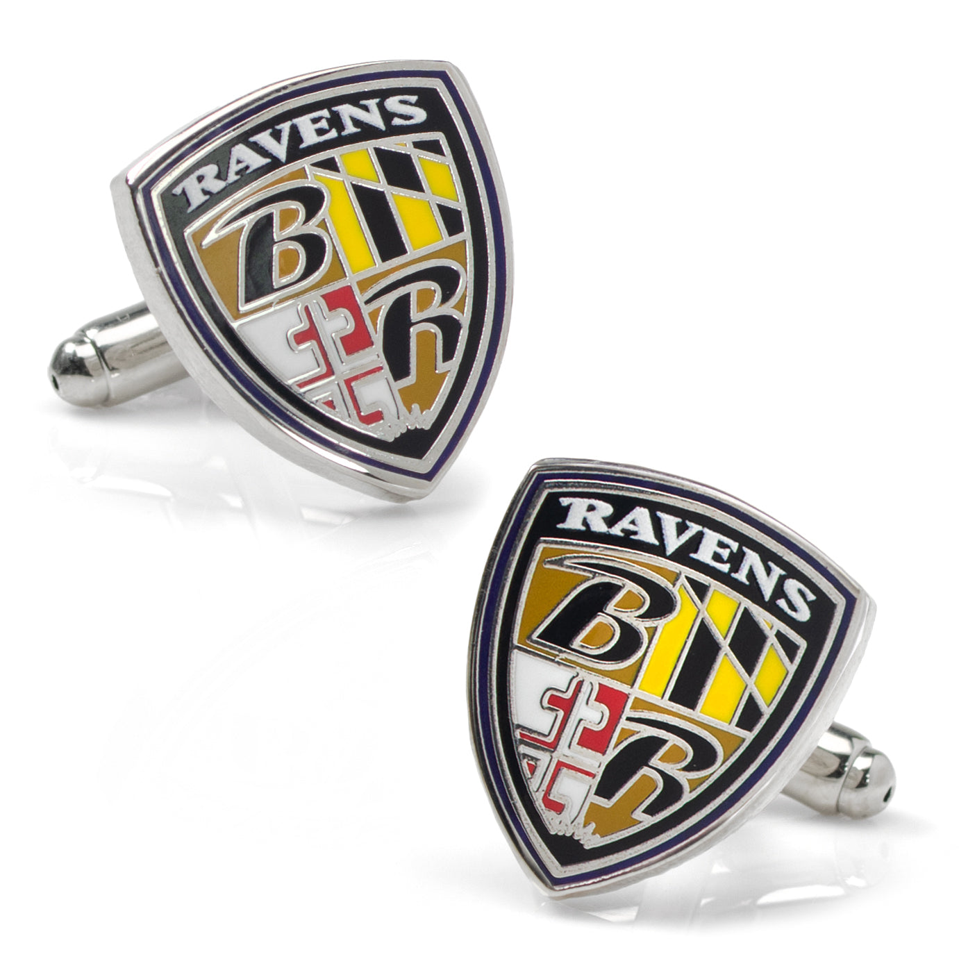 Baltimore Ravens Shield Cufflinks Image 1