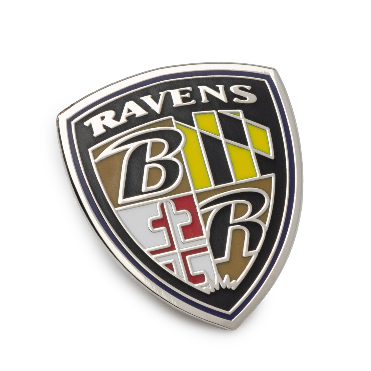 Baltimore Ravens Shield Lapel Pin Image 1