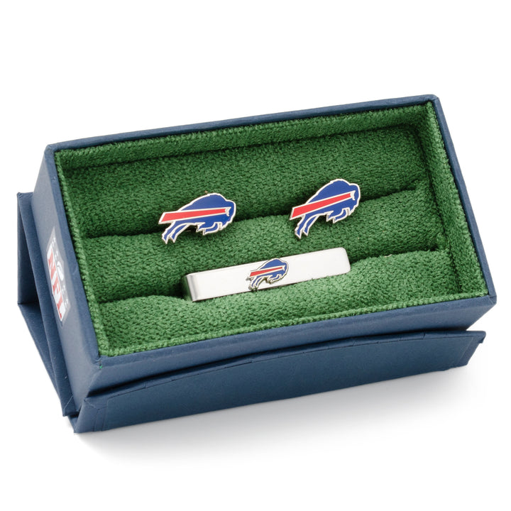 Buffalo Bills Cufflinks and Tie Bar Gift Set Image 2