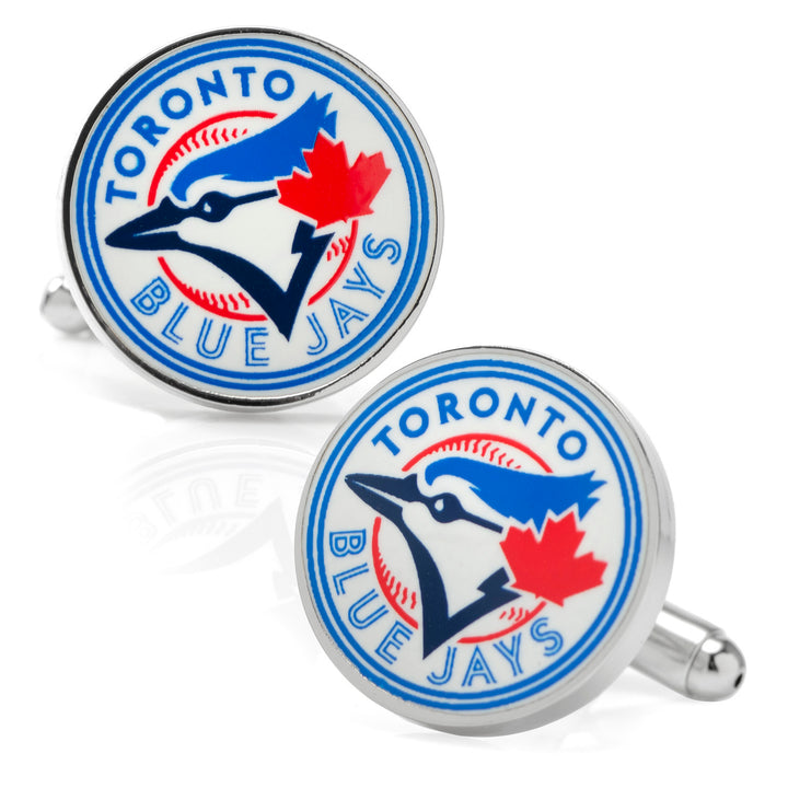 Toronto Blue Jays Cufflinks and Tie Bar Gift Set Image 3