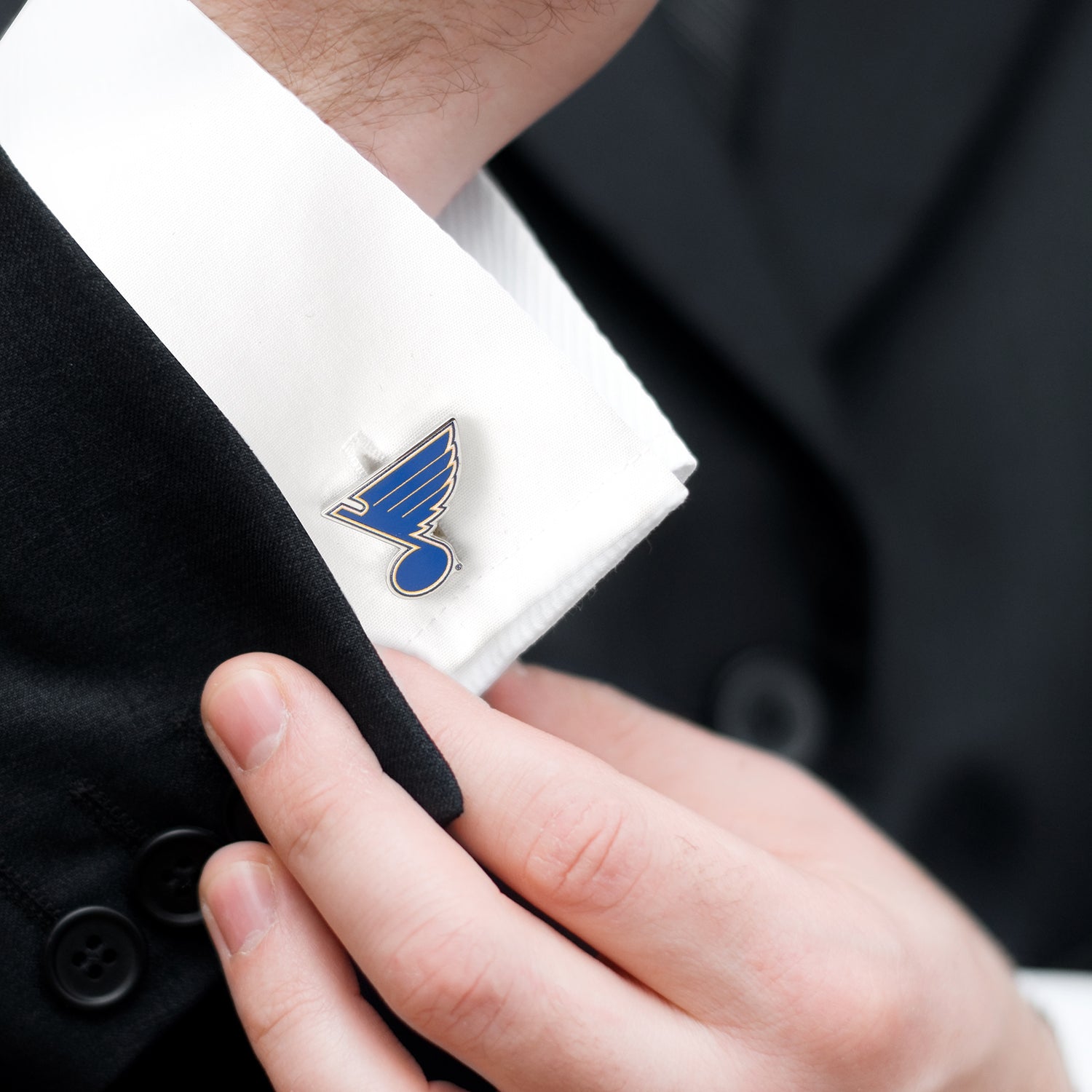 St. Louis Blues Cufflinks Image 2