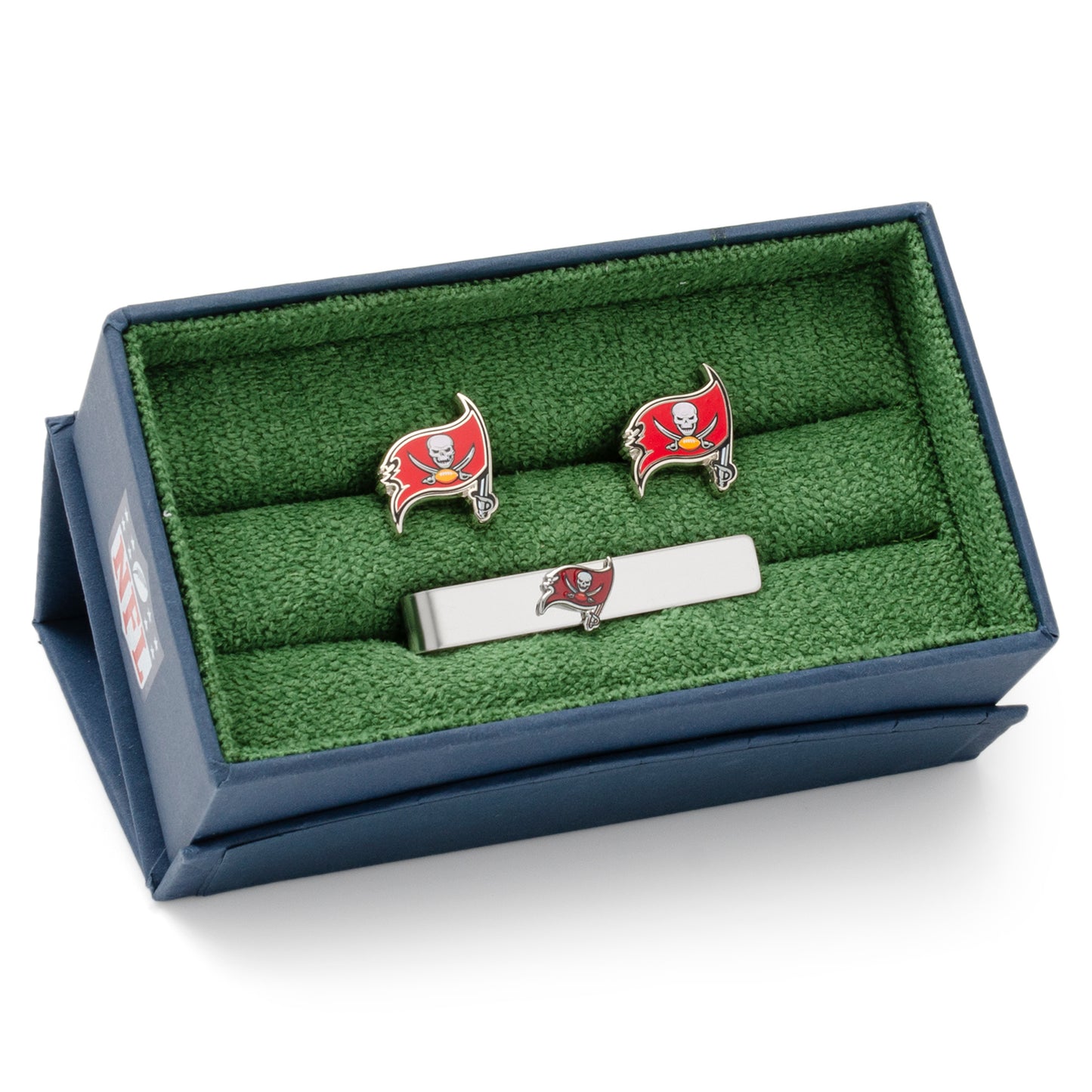 Tampa Bay Buccaneers Cufflinks and Tie Bar Gift Set Image 2