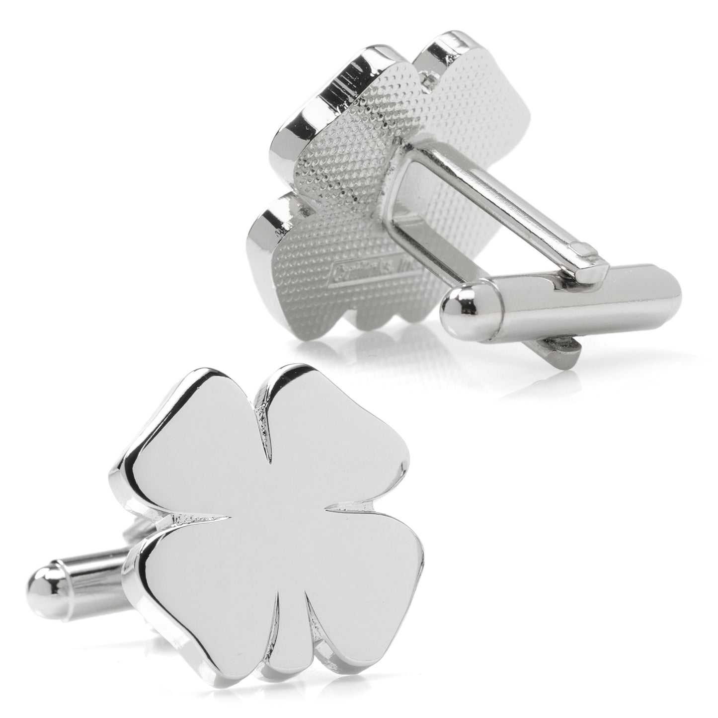 Four Leaf Clover Cufflinks Image 2