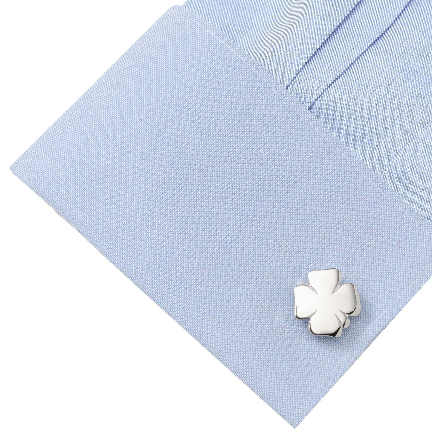 Four Leaf Clover Cufflinks Image 3