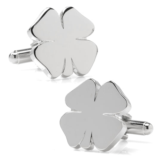 Four Leaf Clover Cufflinks Image 1