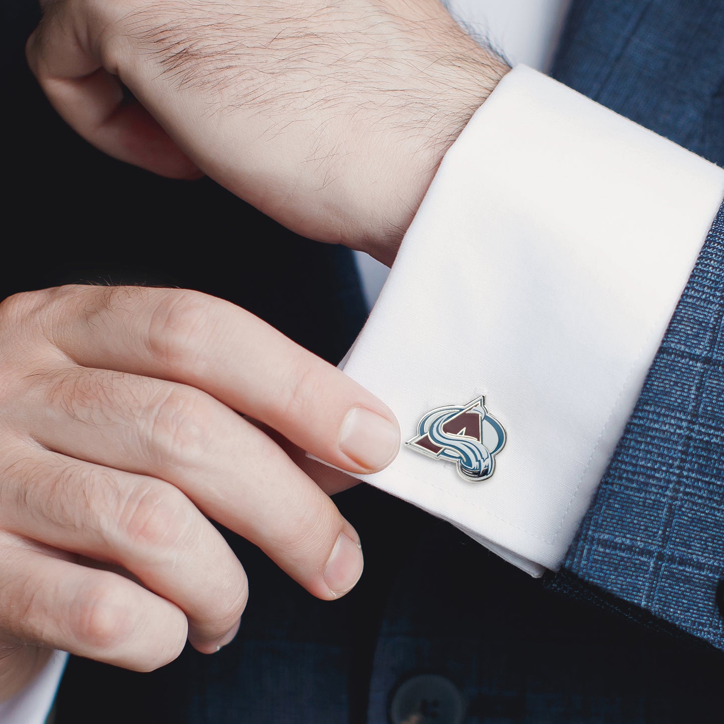 Colorado Avalanche Cufflinks Image 2