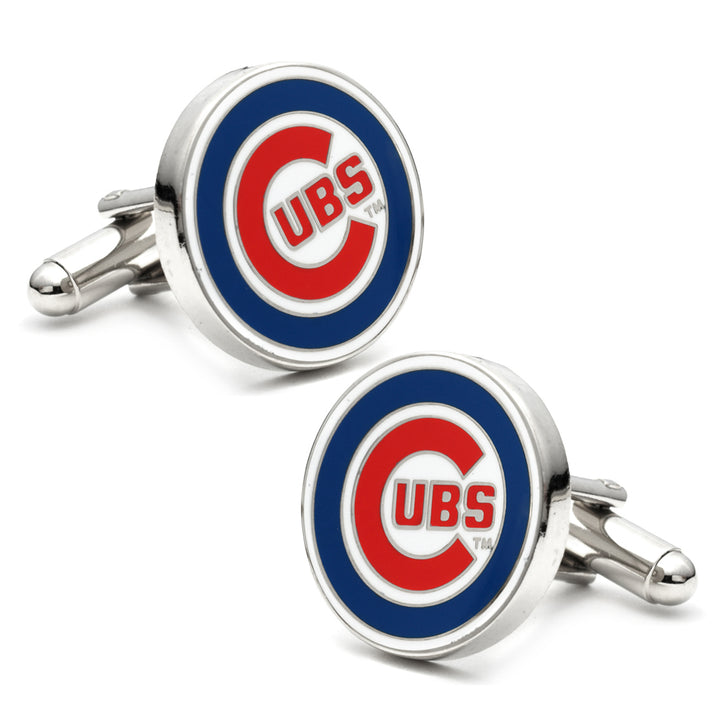 Chicago Cubs Cufflinks and Tie Bar Gift Set Image 3